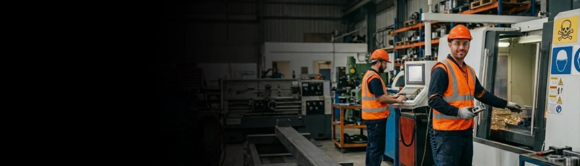 GMT Engineers team operating industrial machinery at the manufacturing facility